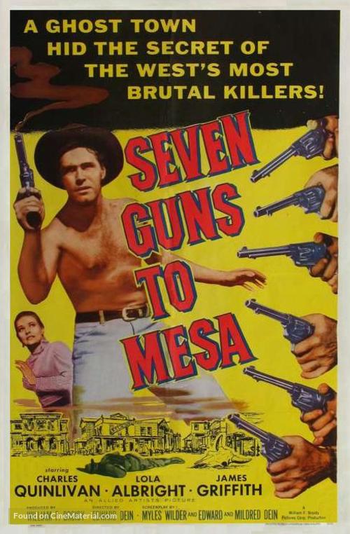 Seven Guns to Mesa - Movie Poster