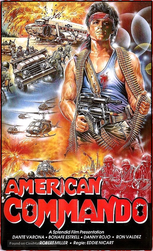 Commander Lawin - German VHS movie cover