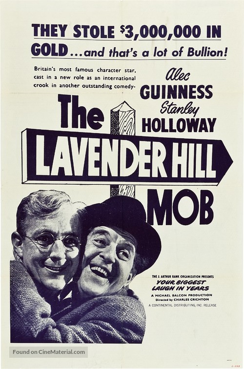 The Lavender Hill Mob - Movie Poster