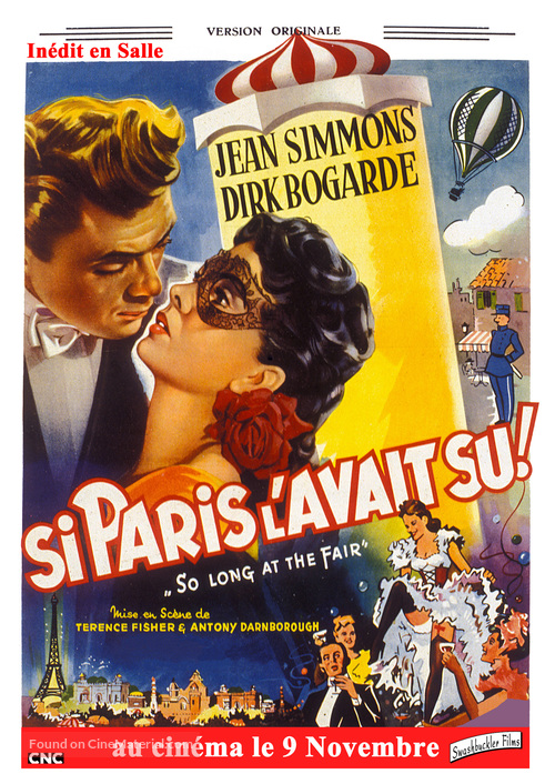 So Long at the Fair - French Re-release movie poster