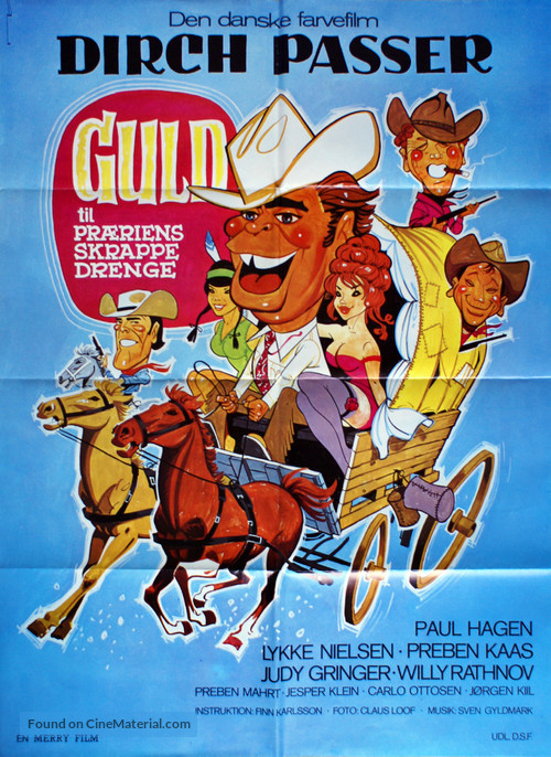 Guld til pr&aelig;riens skrappe drenge - Danish Movie Poster