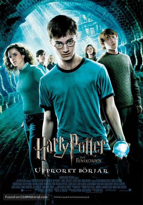 Harry Potter and the Order of the Phoenix - Swedish Movie Poster