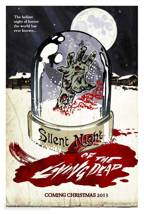 Silent Night of the Living Dead - British Movie Poster