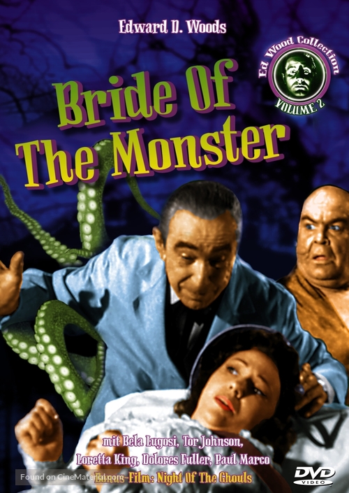 Bride of the Monster - German Movie Cover