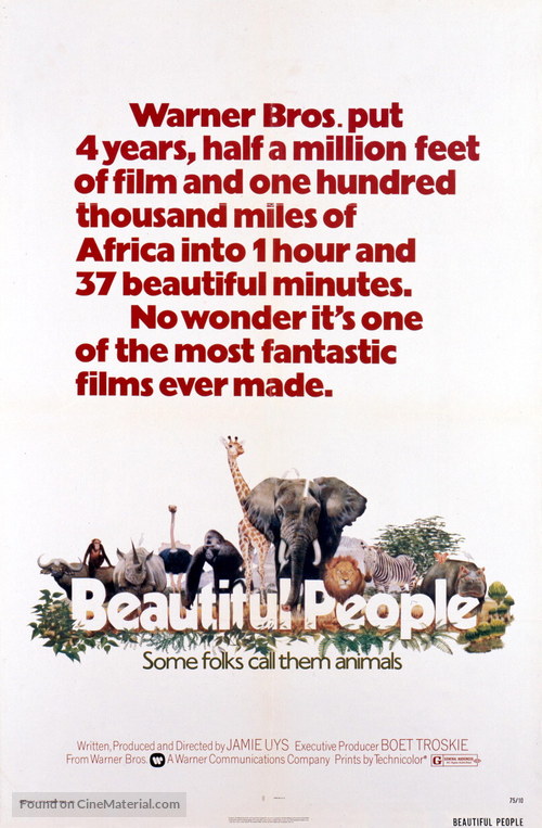 Animals Are Beautiful People - Movie Poster