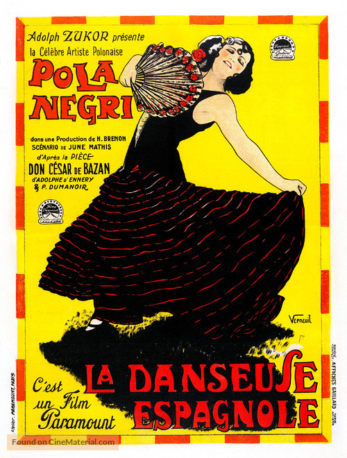 The Spanish Dancer - French Movie Poster
