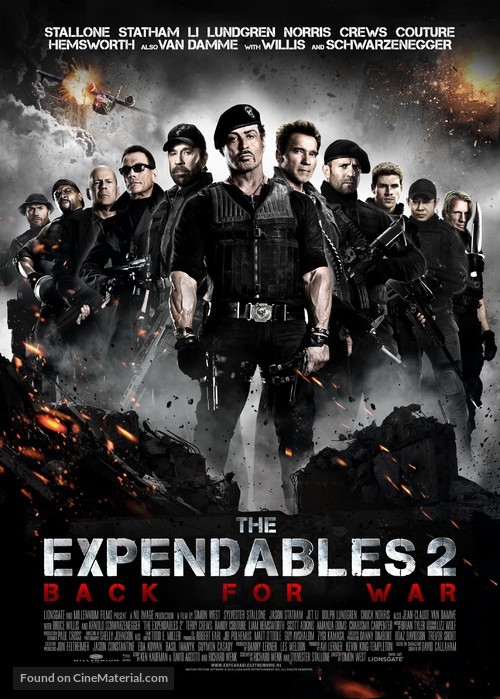 The Expendables 2 - Dutch Movie Poster