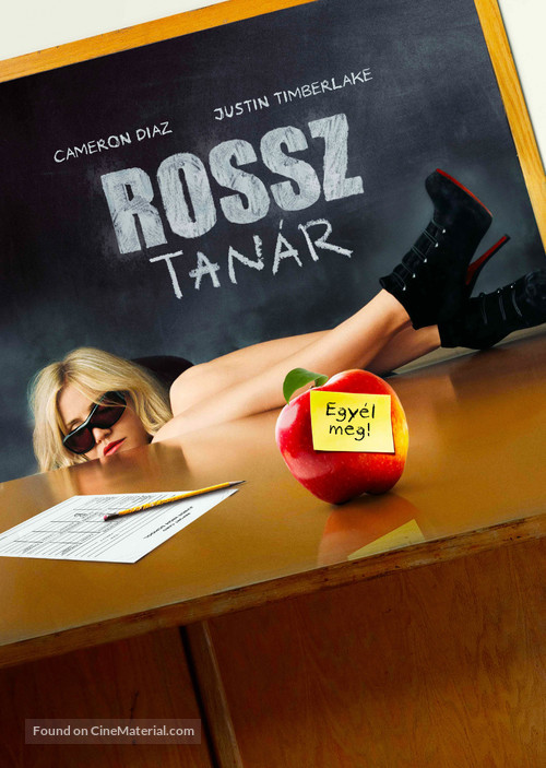 Bad Teacher - Hungarian Never printed movie poster