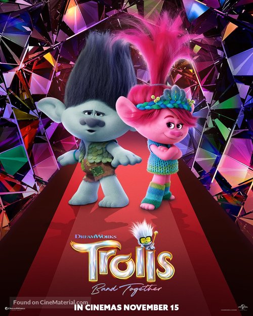 Trolls Band Together - British Movie Poster