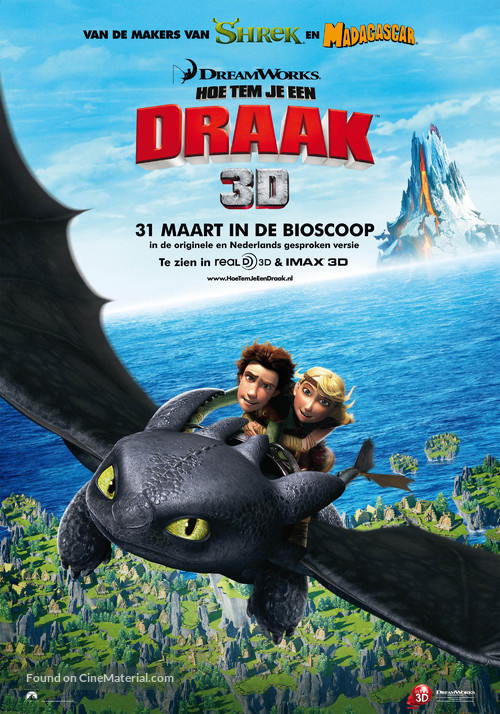 How to Train Your Dragon - Dutch Movie Poster