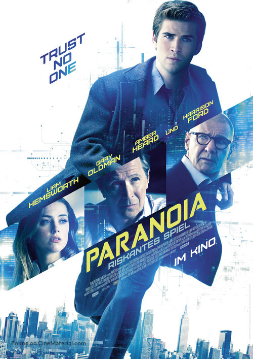 Paranoia - German Movie Poster