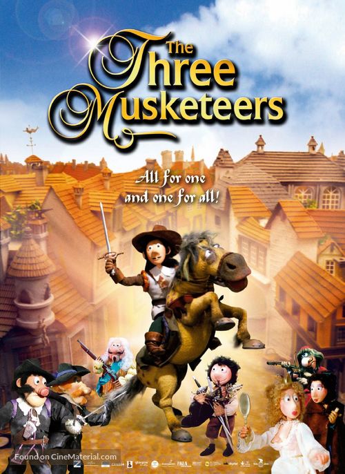 De tre musketerer - British Movie Poster