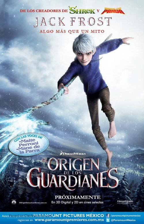 Rise of the Guardians - Mexican Movie Poster