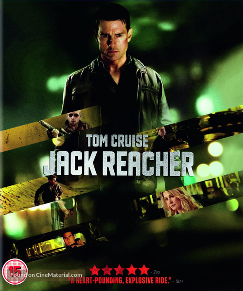 Jack Reacher - British Blu-Ray movie cover