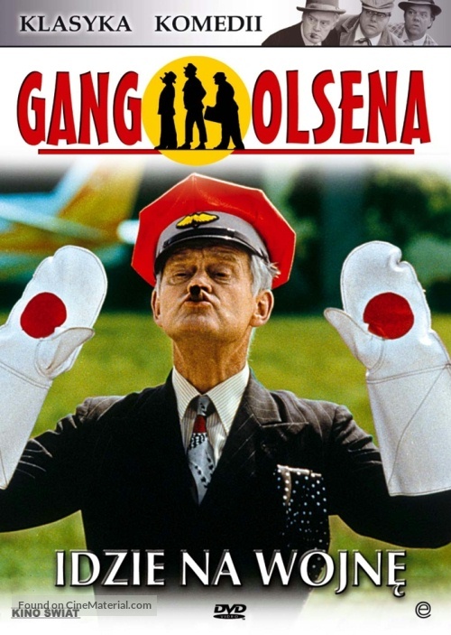 Olsen-banden g&aring;r i krig - Polish DVD movie cover