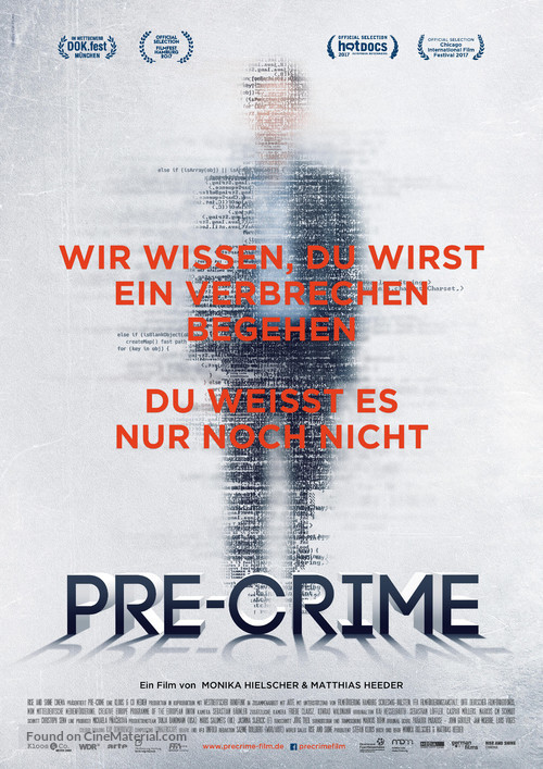 Pre-Crime - German Movie Poster