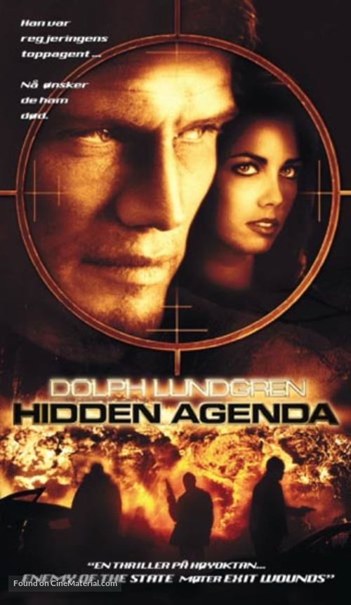 Hidden Agenda - Swedish VHS movie cover