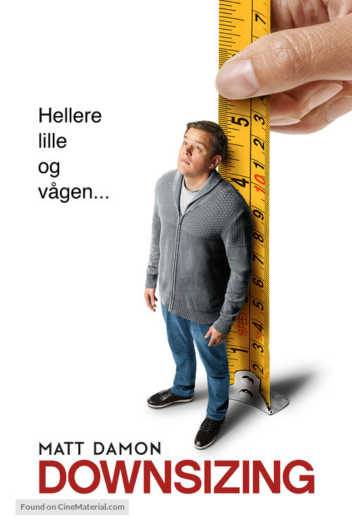 Downsizing - Danish Movie Cover