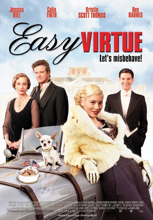 Easy Virtue - Dutch Movie Poster