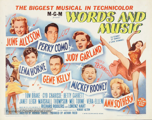 Words and Music - Re-release movie poster