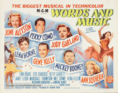 Words and Music - Re-release movie poster