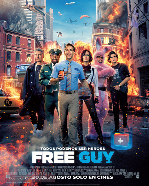 Free Guy - Spanish Movie Poster