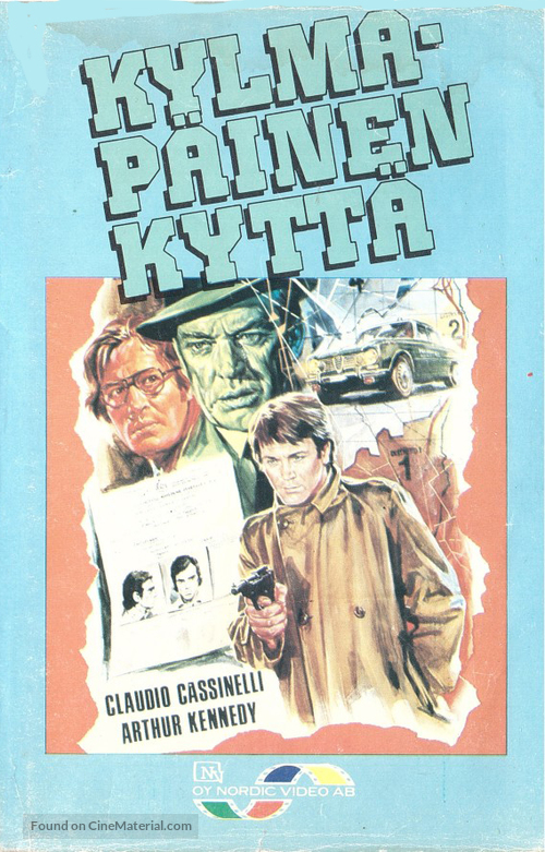 La polizia ha le mani legate - Finnish VHS movie cover