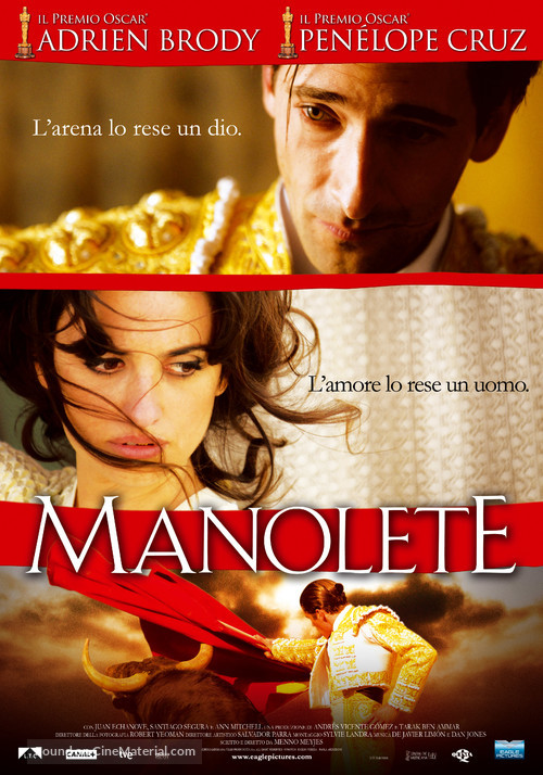 Manolete - Italian Movie Poster
