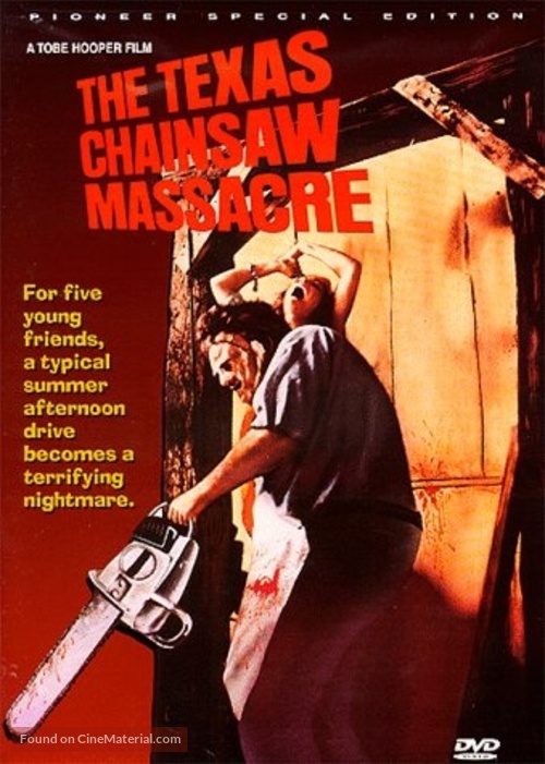 The Texas Chain Saw Massacre - DVD movie cover