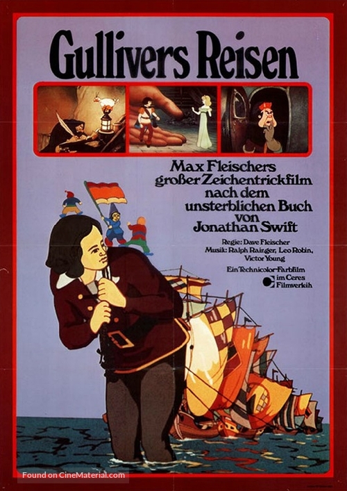 Gulliver&#039;s Travels - German Movie Poster