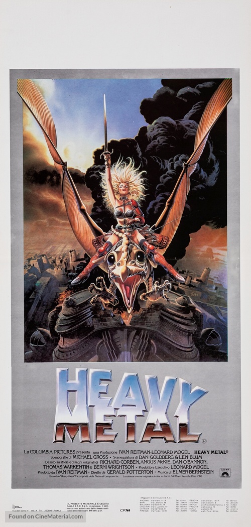 Heavy Metal - Italian Movie Poster