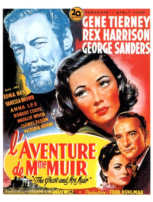 The Ghost and Mrs. Muir - French Movie Poster