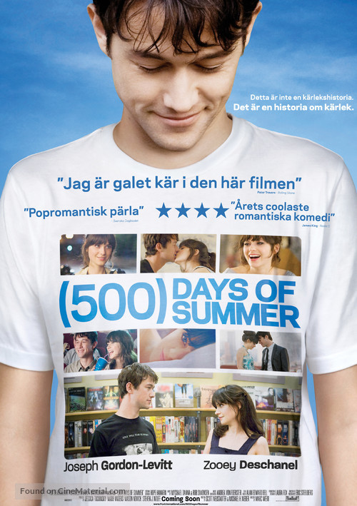 (500) Days of Summer - Swedish Movie Poster