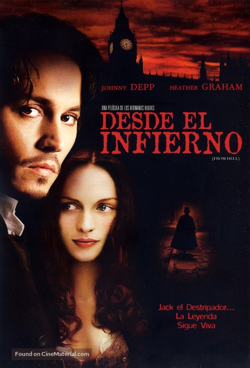 From Hell - Argentinian DVD movie cover