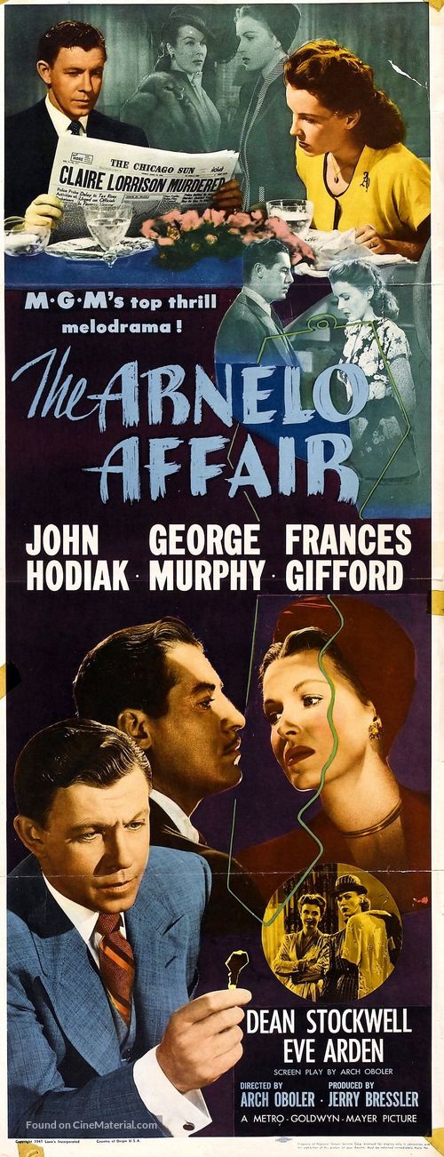 The Arnelo Affair - Movie Poster