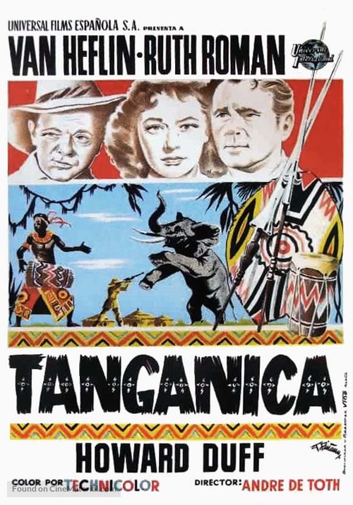 Tanganyika - Spanish Movie Poster