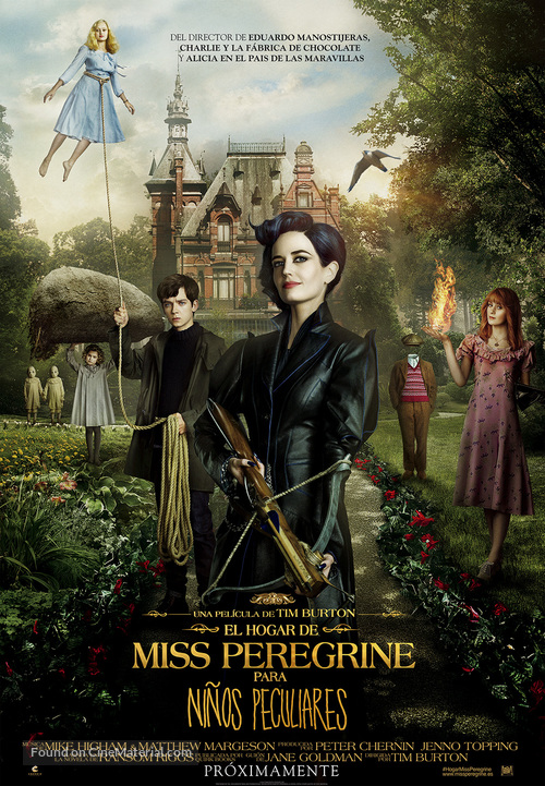 Miss Peregrine&#039;s Home for Peculiar Children - Spanish Movie Poster
