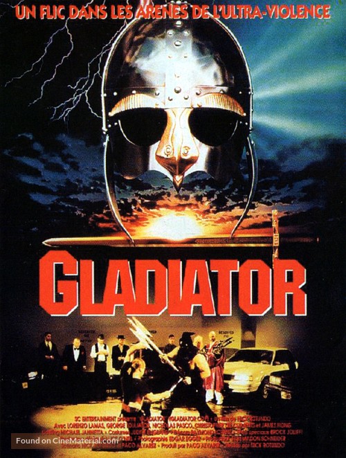 Gladiator Cop - French Movie Poster