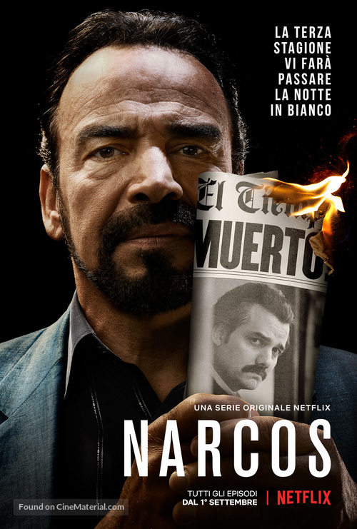 &quot;Narcos&quot; - Italian Movie Poster