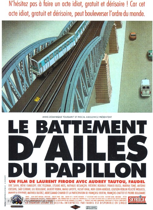 Le battement d&#039;ailes du papillon - French Movie Poster