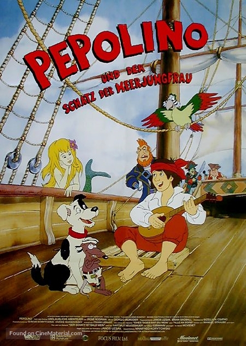 Pepolino und der Schatz der Meerjungfrau - German Movie Poster
