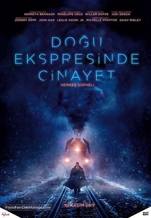 Murder on the Orient Express - Turkish Movie Poster