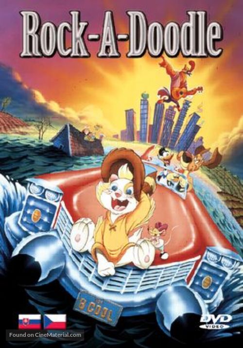 Rock-A-Doodle - Czech DVD movie cover