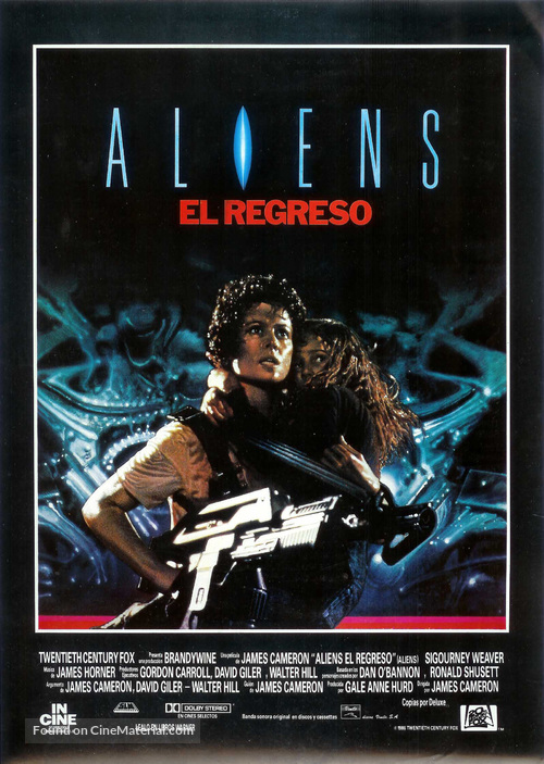 Aliens - Spanish Movie Poster