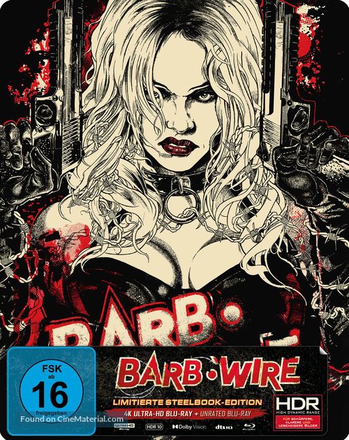 Barb Wire - German Movie Cover