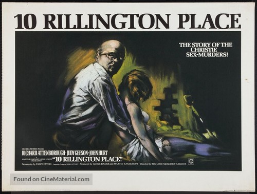 10 Rillington Place - British Movie Poster