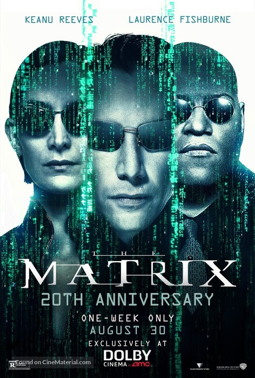 The Matrix - Re-release movie poster