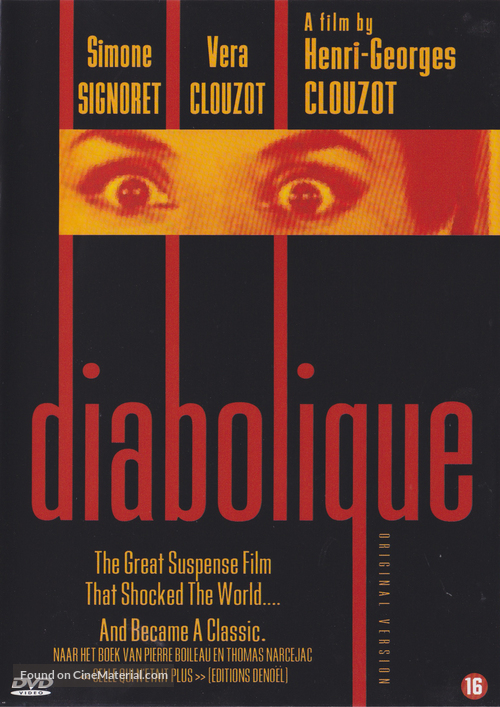 Les diaboliques - Belgian DVD movie cover