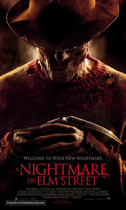 A Nightmare on Elm Street - Danish Movie Poster