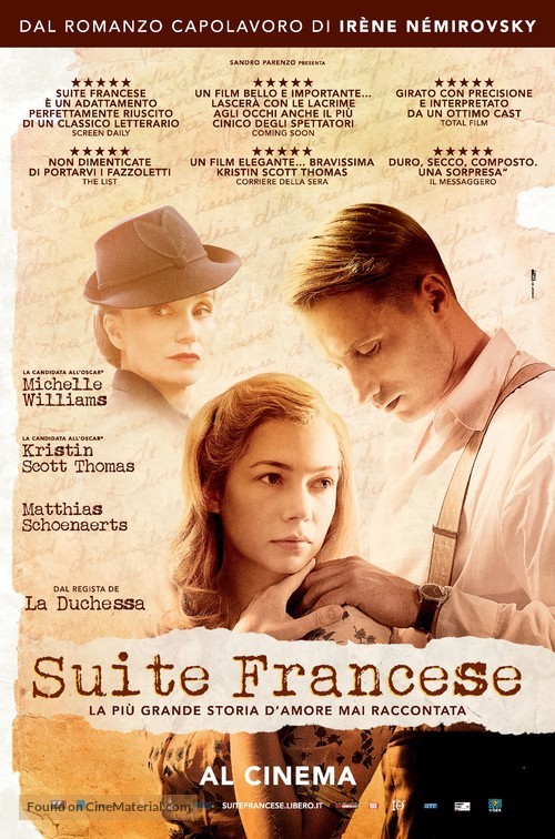 Suite Fran&ccedil;aise - Italian Movie Poster